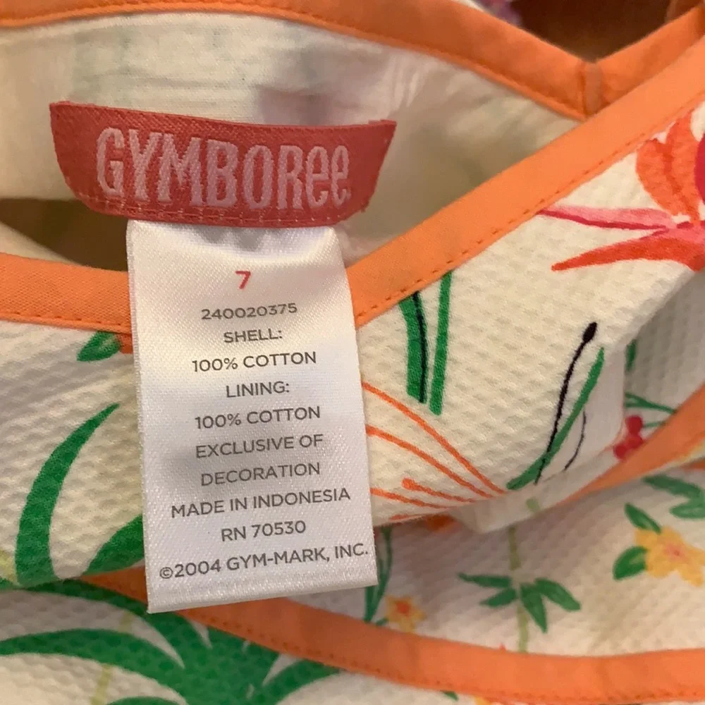 Gymboree Girls‎ Dress Tropical Orange Like new